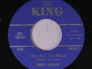 JAMES DUNCAN: Too Hot To Hold / Out Of Sight 45 (xol) Soul