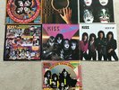 7 LP's - Kiss - Unmasked,Killers,Lick It Up,Hotter Than Hell,Dynasty,The Elder