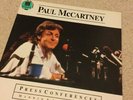 Paul McCartney 12” Picture Disc, Press Conference, HMV Import, Clean Copy