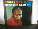MEMPHIS SLIM:    BROKEN SOUL BLUES   ULP 1042         CON EX