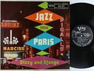 Dizzy Gillespie/Django Reinhardt - Jazz From Paris LP - Verve Mono DG VG+
