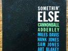 Cannonball Adderley - Somethin' Else Blue Note LP 1595 47W Ear/P RVG
