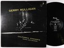 Gerry Mulligan Quartet - California Concerts LP - Pacific Jazz Mono DG VG+