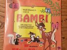 Walt Disney's Story of Bambi Disneyland Record and Book # 309 33 rpm Disney NEW