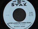 WENDY RENE: After Laughter Comes Tears / She's Moving Away 45 rare Soul