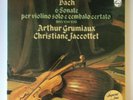 GRUMIAUX JACCOTTET 2LP Box Bach 6 Sonate Violino Solo Cembalo BWV1014-19 Holland