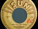 ELVIS presley SUN 217 BABY let's PLAY house PUSH marks 1955 rockabilly ORIGINAL
