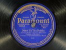 78 RPM -- Jimmie O'Bryant's Famous Original WB Band, Paramount 12308, EE+ Jazz