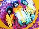 BEAUTIFUL JIMI HENDRIX 1967 FIRST ALBUM VINYL LP PSYCHEDELIC COVER EX+ RARE