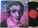 CLAUDIO ARRAU piano - Complete Preludes CHOPIN 1stPress PHILIPS STEREO MINT