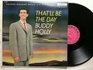 BUDDY HOLLY That'll Be The Day Decca DL 8707 pink promo VG+/EX Degritter
