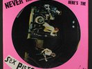 SEX PISTOLS: Never Mind The Bollocks LP (UK, pic disc, custom die-cut sleeve w