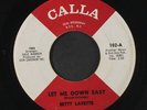 BETTY LAVETTE: Let Me Down Easy / What I Don't Know 45 (one of the best records