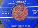 DOO WOP 45 JOLLY JAX Teenage 1005 MICKEY MOUSE ROCK / WALK ON