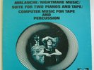 LEJAREN HILLER Avalanche / Nightmare  / Computer Music For Tape LP Heliodor