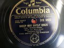 78 rpm BARTLETT & ROBERTSON arrival queen sheba / sheep may safely graze DX 992