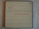 GRUMIAUX BACH SONATAS & PARTITAS FOR VIOLIN PHILIPS 835 198/200 AY HOL-1976 NM