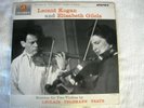 UK Columbia SAX 2531 Leonid Kogan Elisabeth Gilels Sonatas ORIG ED1 NM