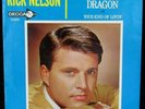 RICK NELSON FIRE BREATHIN' DRAGON RAREST US PICTURE SLEEVE DECCA 31900 STOCK M-