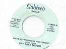 BAY AREA SOUNDS I Was Wrong 45 RECORD RARE MODERN SOUL FUNK Sabteca Records