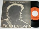 Mega rare Bob Dylan single 45 George Jackson Norway CBS 7688 VG+/VG+