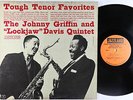 Johnny Griffin & Eddie Davis - Tough Tenor Favorites LP - Jazzland Mono VG+