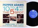 Pepper Adams Quintet - 10 To 4 At The 5-Spot LP - Riverside Mono DG VG++