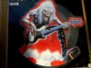 Iron Maiden Fear of the dark live numbered shaped picture disc Tail Gunner Rare.