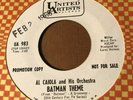 Al Caiola 45 Batman Theme MINT PROMO