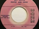 RIFF RUFFIN Peepin' and Hidin' MOD R&B SOUL 45 PROMO *hear*