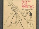 Best of Louis Armstrong 40 Greatest Hits Jazz LP Record Box Set P4M 5676
