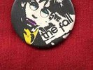 *Genuine* The FALL 70s BUTTON BADGE Punk MARK E. SMITH Post Punk Sex Pistols