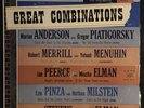 GREAT COMBINATIONS Milstein Elman Piatigorsky VG++ ? RCA LM 1703