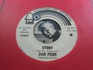 Soulful Country Dan Penn-Stony / Same Bell 45.327 Promo VG+ 1973 Obscure