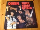 QUEEN SHEER HEART ATTACK 3U/4U 1st Press 'No TRIDENT' Logo, Demo sticker RARE