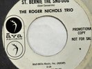 ROGER NICHOLS TRIO St. Bernie The Sno-Dog AVA 45 Christmas HEAR