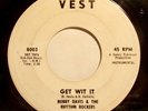Soul 45 - Bobby Davis & Rhythm Rockers - Get Wit It - Mint-