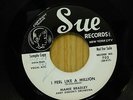Mamie Bradley promo 45 I Feel Like A Million bw Patty Cake on Sue vinyl