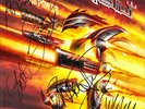 JUDAS PRIEST Firepower FULLY SIGNED Vinyl LP Rob Halford Andy Sneap +3 AUTOGRAPH
