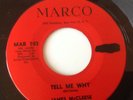 JAMES McCLEESE - TELL ME WHY / I NEED YOUR LOVE - MARCO MAR 103.VG++