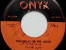 VELOURS ... This Could Be The Night/ Hands Across .. 1st Press on ONYX  515