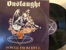 Onslaught – Power From Hell LP 1985  Pusmort ?– PUSMORT 0012-05 Thrash Metal VG+