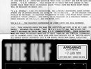 The KLF PRESS RELEASE promo 3 A.M. Eternal 7inch vinyl  KLF Communication 005