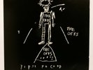 The Offs - First Record 1st Pressing White Vinyl - Cover by Jean Michel Basquiat