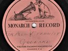 MONARCH TEST PRESSING -- Herbert Goddard : For All Eternity - 1902 - 78 rpm