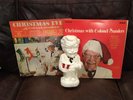 (Pair) KFC Christmas, Christmas Eve with Colonel Sanders Vinyl LP's & Coin Bank