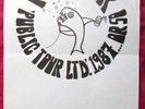 *Genuine* FLIPPER Public Tour Ltd. 1987 POSTER  Punk Grunge KBD