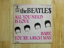 LES BEATLES 45T FRANCAIS FO 103 LUXE SIAT PARIS ODEON  EMI ALL YOU NEED IS LOVE