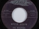 Sweet Soul 45 WHISPERS Never Again DORE HEAR