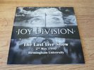 joy division  - the last live show 80-  7'- multicolour